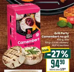 Billa Grill Party Camembert na gril nabídka