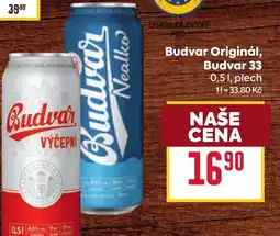 Billa Budvar Originál, Budvar 33 nabídka