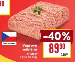 Billa Vepřové mleté maso nabídka