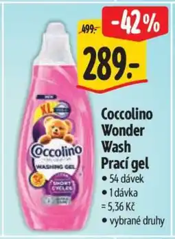 Albert Coccolino Wonder Wash Prací gel nabídka