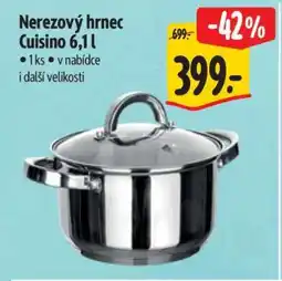 Albert NEREZOVÝ HRNEC CUISINO 6,1 L nabídka