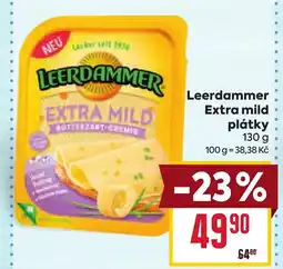 Billa Leerdammer Extra mild plátky nabídka