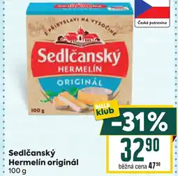 Billa Sedlčanský Hermelín originál nabídka