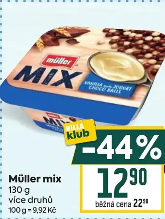 Billa Müller mix nabídka