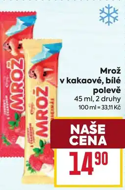 Billa Mrož v kakaové, bílé polevě nabídka