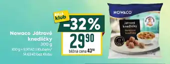 Billa Nowaco Játrové knedlíčky nabídka