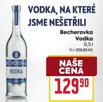Billa Becherovka vodka nabídka