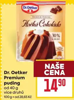 Billa Dr. Oetker Premium puding nabídka