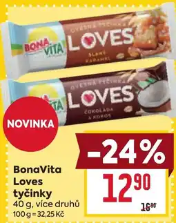 Billa BonaVita Loves tyčinky nabídka