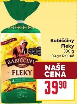 Billa Babiččiny Fleky nabídka