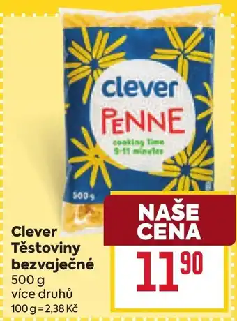 Billa Clever Těstoviny bezvaječné nabídka