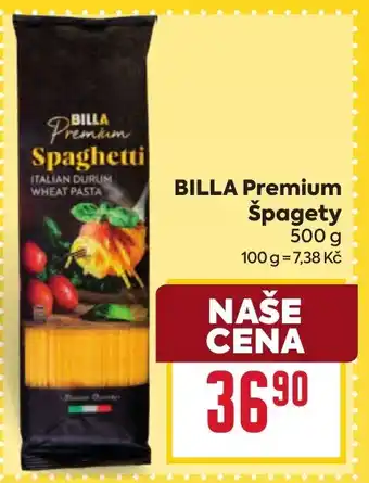 Billa BILLA Premium Špagety nabídka