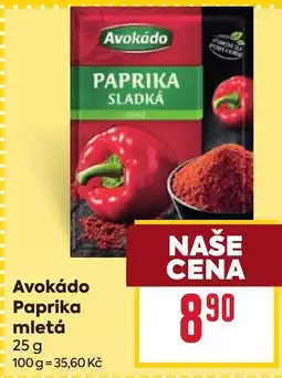 Billa Avokádo Paprika mletá nabídka
