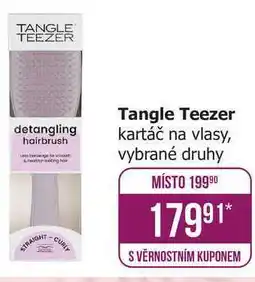 Teta Tangle Teezer detangling hairbrush kartáč na vlasy, vybrané druhy nabídka
