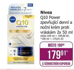 Teta Nivea Q10 Power zpevňující denní a noční krém proti vráskám nabídka