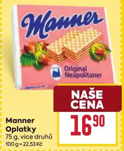 Billa Manner Oplatky nabídka
