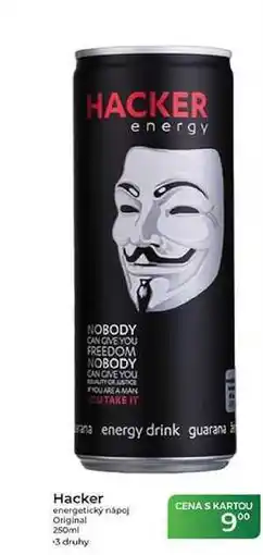 Tamda Foods Hacker energetický nápoj Original nabídka