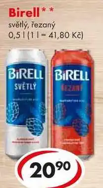CBA Birell**, světlý, řezaný 0,51 nabídka