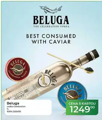 Tamda Foods Beluga vodka Celebration nabídka