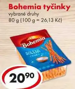 CBA Bohemia tyčinky, vybrané druhy nabídka