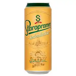 Tamda Foods Staropramen Jedenáctka pivo ležák světlý 0,5l (plech) 0.5l nabídka