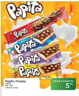 Tamda Foods Papita, Choppy tyčinka 23g-33g nabídka