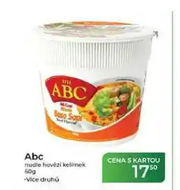 Tamda Foods Abc nudle hovězí kelímek nabídka