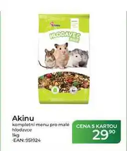 Tamda Foods Akinu kompletní menu pro malé hlodavce nabídka