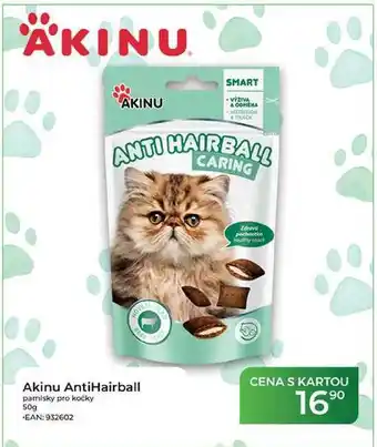 Tamda Foods Akinu AntiHairball pamlsky pro kočky nabídka