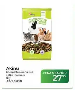 Tamda Foods Akinu kompletní menu pro velké hlodavce nabídka