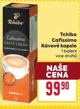 Billa Tchibo Cafissimo Kávové kapsle nabídka