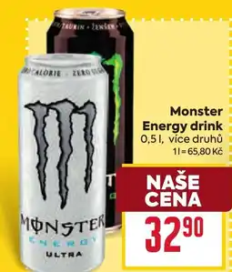 Billa Monster Energy drink nabídka