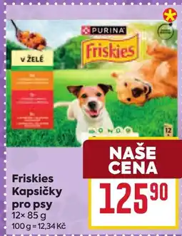 Billa Friskies Kapsičky pro psy nabídka