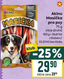 Billa Akinu Masíčka pro psy nabídka