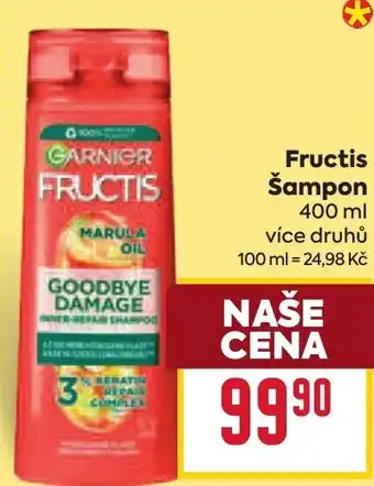 Billa Fructis Šampon nabídka