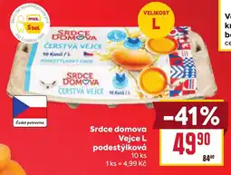 Billa Srdce domova Vejce L podestýlková nabídka