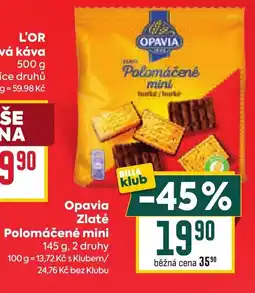 Billa Opavia Zlaté Polomáčené mini nabídka