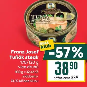 Billa Franz Josef Tuňák steak nabídka