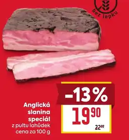 Billa Anglická slanina speciál nabídka
