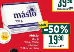 Billa Máslo nabídka