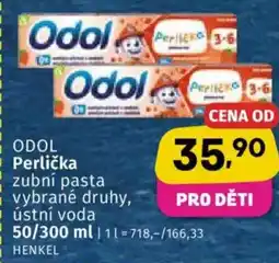Coop ODOL Perlička zubní pasta nabídka
