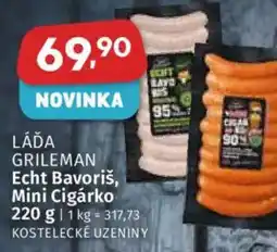 Coop LÁĎA GRILEMAN Echt Bavoriš, Mini Cigárko nabídka