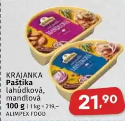 Coop KRAJANKA Paštika nabídka