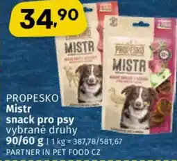 Coop PROPESKO Mistr snack pro psy nabídka