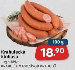 Coop Krahulecká klobása nabídka