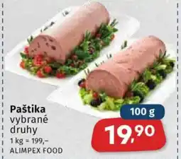 Coop Paštika nabídka