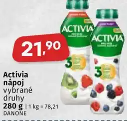 Coop Activia nápoj nabídka