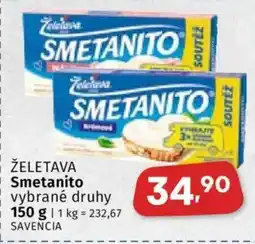 Coop ŽELETAVA Smetanito nabídka