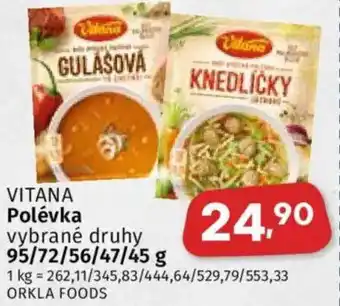 Coop VITANA Polévka nabídka