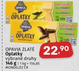 Coop OPAVIA ZLATÉ Oplatky nabídka